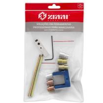 Kit 8 cavilha 25mm (guia + buchas + haste 100 + stoper) - zkit8 - zinni