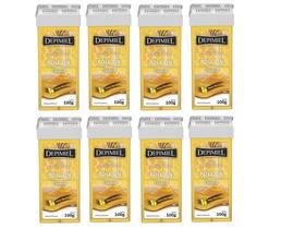 Kit 8 Cera Depilatória Roll On Clássica 100g - Depimiel