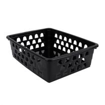 Kit 8 Cesto Organizador Médio Multiuso M Preto 0592 Uninjet
