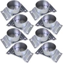 Kit 8 Chapinhas Chapa Elevada com Tubo Fixação Pés Palito Rosca 5/16 Zincada G59 Kit 8 Chapinhas Chapa Elevada com Tubo Fixação Pés Palito Rosca 5/16 Zincada G59