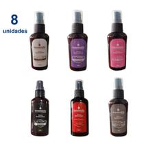 Kit 8 Cheirinho de Carro Odorizador Aromatizador Spray 60ml Senalândia - Envio Já