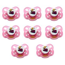 Kit 8 Chupetas Magnética Com Imã Embutido Para Boneca Reborn