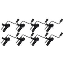 Kit 8 Clamp Suporte De Microfone Percussão Estilo Garra Lp