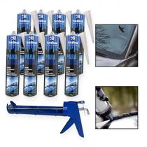 Kit 8 Cola Adesivo Para Brisa Vidro Automotivo Com Aplicador Kit 8 Cola Adesivo Para Brisa Vidro Automotivo Com Aplicador