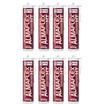 Kit 8 Cola de Fixação Imediata Adesivo Espelho Ht400 Alto Tack Almaflex 450g