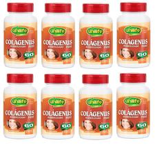 Kit 8 Colágeno Hidrolisado - Puro - Unilife - 60 Cápsulas