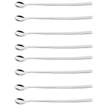 Kit 8 Colheres Bailarinas Para Drinks Sucos Coquetéis 30cm Aço Inox Longas Tramontina Kit 8 Colheres Bailarinas Para Drinks Sucos Coquetéis 30cm Aço Inox Longas Tramontina