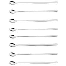Kit 8 Colheres Bailarinas Para Drinks Sucos Coquetéis 30cm Aço Inox Longas Tramontina Kit 8 Colheres Bailarinas Para Drinks Sucos Coquetéis 30cm Aço Inox Longas Tramontina