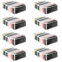 Kit 8 Colmeia Organizadora De Gavetas G Transparente Grande 31x34x10 cm 123Organizei Kit 8 Colmeia Organizadora De Gavetas G Transparente Grande 31x34x10 cm 123Organizei