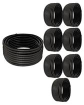 Kit 8 Conduíte Flex Espiralado 3/4 25m Preto Antichama Kit 8 Conduíte Flex Espiralado 3/4 25m Preto Antichama