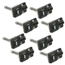 Kit 8 conector p10 mono rean by neutrik preto flat rp2rcfbag