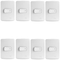 Kit 8 Conjunto Interruptor Simples Bipolar 25a Schneider
