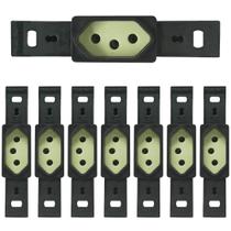 Kit 8 Conjunto Tomada 2p+t 10a 250v Sem Placa Pial Legrand Kit 8 Conjunto Tomada 2p+t 10a 250v Sem Placa Pial Legrand
