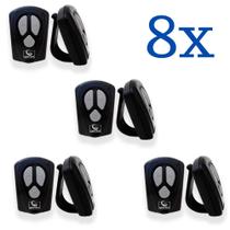 Kit 8 Controles Transmissor TX ST SMD Garen 433 Mhz 3 canais