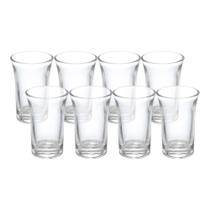Kit 8 Copo de Shot Dose Vidro Transparente Copinho para Cachaça Tequila Base Resistente 40ml Haüskraft Kit 8 Copo de Shot Dose Vidro Transparente Copinho para Cachaça Tequila Base Resistente 40ml Haüskraft