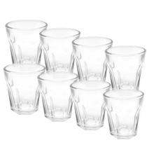 Kit 8 Copo Vidro Shot Dose Aperitivo Tequila Cachaça 45ml