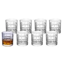 Kit 8 Copos Baixo De Whisky Caipirinha Vidro Luxo Bebidas Kit 8 Copos Baixo De Whisky Caipirinha Vidro Luxo Bebidas