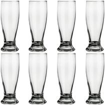 Kit 8 Copos Chopp Transparente 350ml Taça Tulipa Bar Cerveja