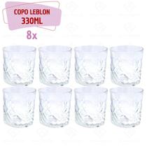 Kit 8 Copos De Whisky Caipirinha de Vidro Luxo Uisque Bebida - PRATICASA