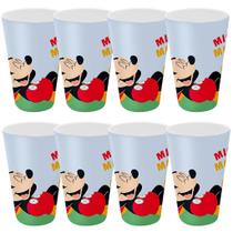 Kit 8 Copos Festa Infantil Melamina Mickey Mouse Disney 300ml - Tuut