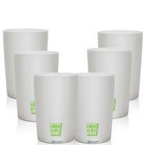 Kit 8 Copos Short Drink Eco Sustentável Green Cups 200 ml