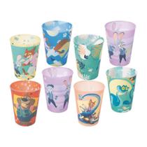 Kit 8 Copos Zootopia 320 ml Para Lembrancinhas Filme Festa Infantil Aniversário Colecionável Reutilizável Resistente Kit 8 Copos Zootopia 320 ml Para Lembrancinhas Filme Festa Infantil Aniversário Colecionável Reutilizável Resistente
