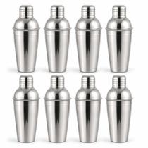 Kit 8 Coqueteleira Profissional Inox 500ml Com Filtro Para Bar Restaurante Drinks Coquetéis Kit 8 Coqueteleira Profissional Inox 500ml Com Filtro Para Bar Restaurante Drinks Coquetéis