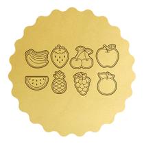 Kit 8 Cortadores Frutinhas Bonitinhas Kit 8 Cortadores Frutinhas Bonitinhas