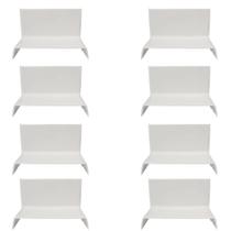 Kit 8 Cotovelo Interno 110x20mm Branco Sistemax Pial 30401 Kit 8 Cotovelo Interno 110x20mm Branco Sistemax Pial 30401