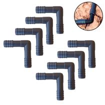 Kit 8 Cotovelo Para Mangueira 1/2 Polegadas Conexão Joelho L 1/2 para jardim horta e irrigação