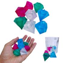 Kit 8 Cubo de Gelo Diamante Artificial Reutilizável Eco - Multiart