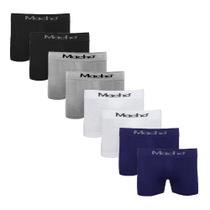 Kit 8 Cueca Box Boxer Macho 781 De Algodão Sortida Kit 8 Cueca Box Boxer Macho 781 De Algodão Sortida