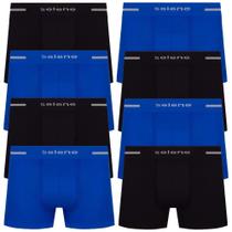 Kit 8 Cueca Box Boxer Microfibra Selene Original masculina Kit 8 Cueca Box Boxer Microfibra Selene Original masculina