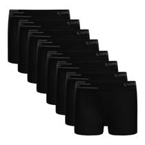 Kit 8 cueca boxer infantil box microfibra sem costura lupo