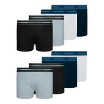 Kit 8 Cueca Boxer Infantil Lupo Box Criança Algodão Nf