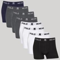 Kit 8 Cueca Boxer Masculino Polo Wear Confortável Sem Costura