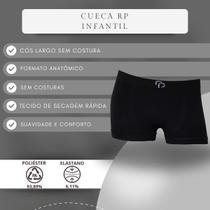 Kit 8 Cueca Boxer Menino Básica Sem Costura Elastano