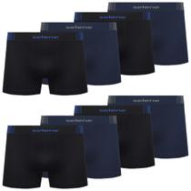 Kit 8 Cueca Boxer Selene Infantil Design Moderno Sem costura - M