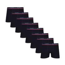 Kit 8 Cuecas Box Boxer Lupo de Algodão Sortidas