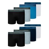 Kit 8 Cuecas Boxer Infantil Lupo Box Criança Algodão Menino