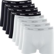 Kit 8 Cuecas Boxer Mash Algodão Masculino Adulto Conforto