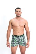 Kit 8 Cuecas Boxer Microfibra Leve e Respirável com Estampas Modernas e Elástico Confortável