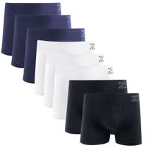 Kit 8 Cuecas Boxer Zee Rucci Microfibra Poliamida Sem Costura