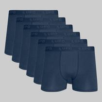Kit 8 Cuecas Lupo Boxer Algodão com Elastano 00615