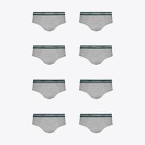 Kit 8 Cuecas Lupo Slip Algodão C. Elastano Plus Size 00554