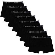 Kit 8 Cuecas Masculinas Boxer Cotton Basic Ecko Unltd Preto Kit 8 Cuecas Masculinas Boxer Cotton Basic Ecko Unltd Preto