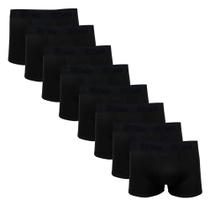 Kit 8 Cuecas Masculinas Boxer Cotton Basic Wilson Preto Kit 8 Cuecas Masculinas Boxer Cotton Basic Wilson Preto