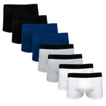 Kit 8 Cuecas Masculinas Boxer Cotton Basic Wilson Sortida