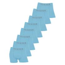 Kit 8 Cuecas Masculinas Boxer Microfibra Huxter Azul Kit 8 Cuecas Masculinas Boxer Microfibra Huxter Azul