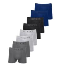 Kit 8 Cuecas Masculinas Boxer Microfibra Huxter Colors